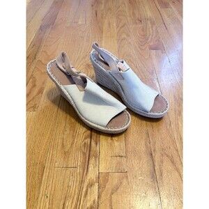Toms Monica Wedge Espadrille Sandals Size 7.5